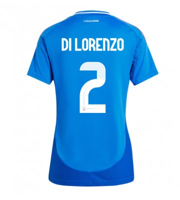 Italien Giovanni Di Lorenzo #2 Replika Hjemmebanetrøje Dame EM 2024 Kortærmet